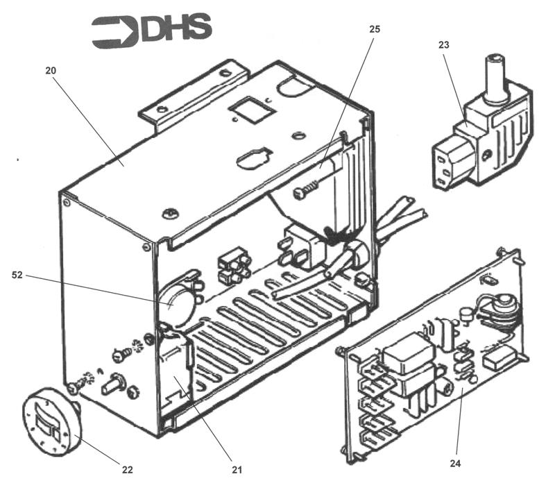 Exploded Diagram for CONTROL BOX ASSY