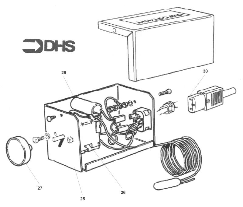 Exploded Diagram for CONTROL BOX ASSY