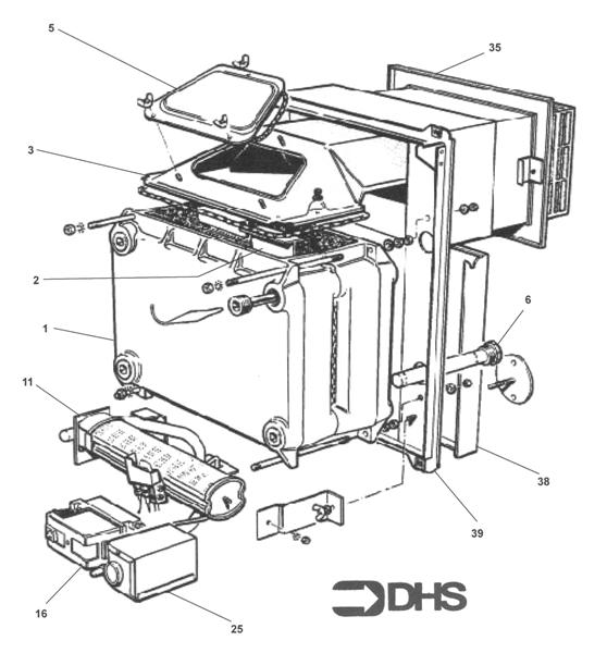 Exploded Diagram for BOILER ASSY