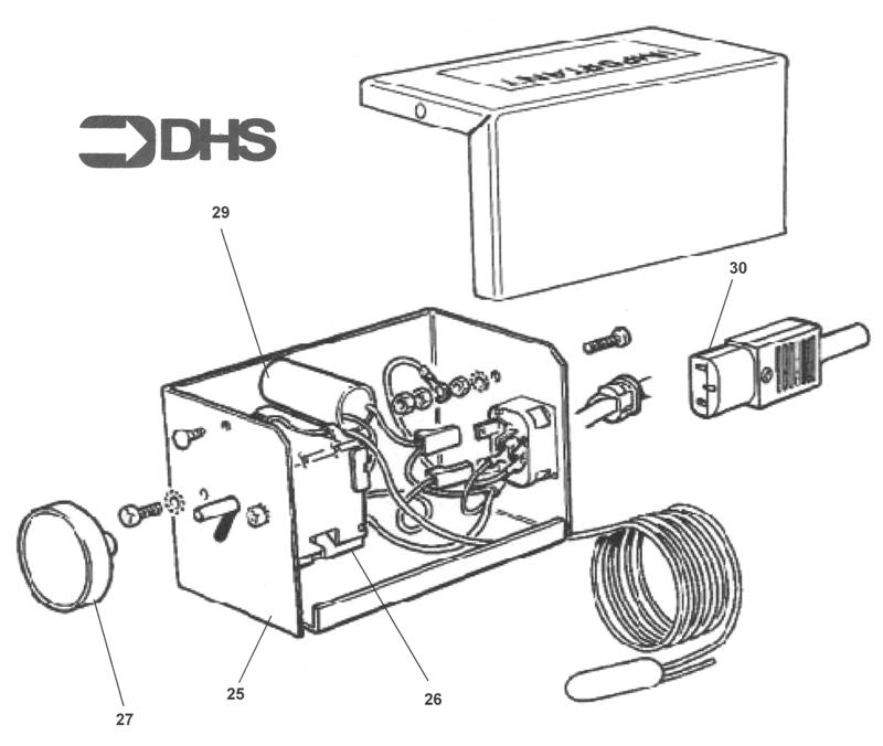 Exploded Diagram for CONTROL BOX ASSY