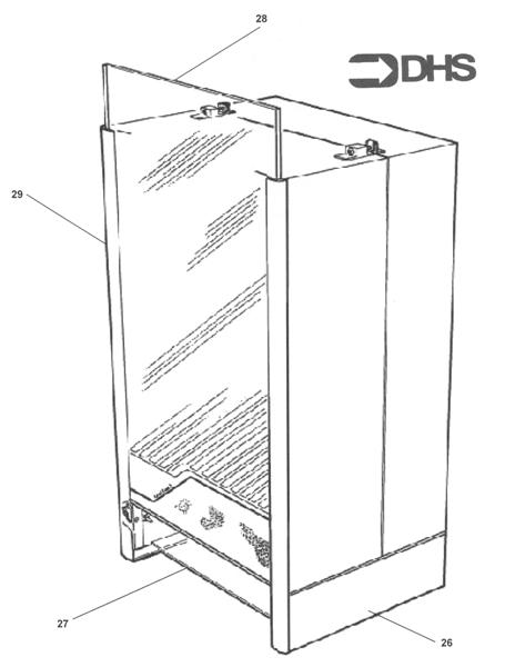 Exploded Diagram for CASING ASSY