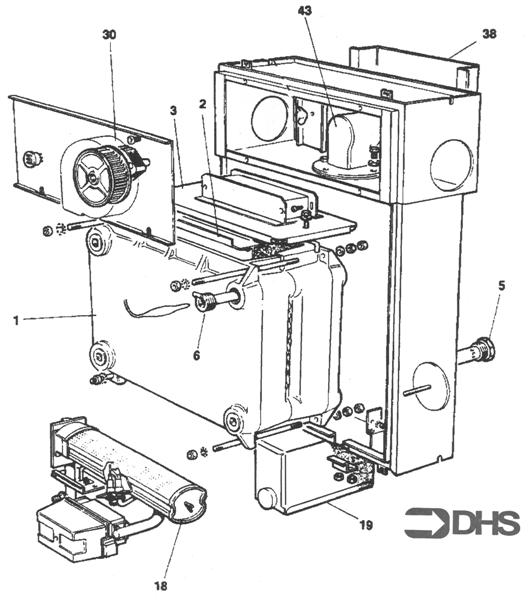Exploded Diagram for BOILER ASSY