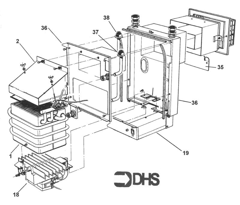 Exploded Diagram for BOILER ASSY