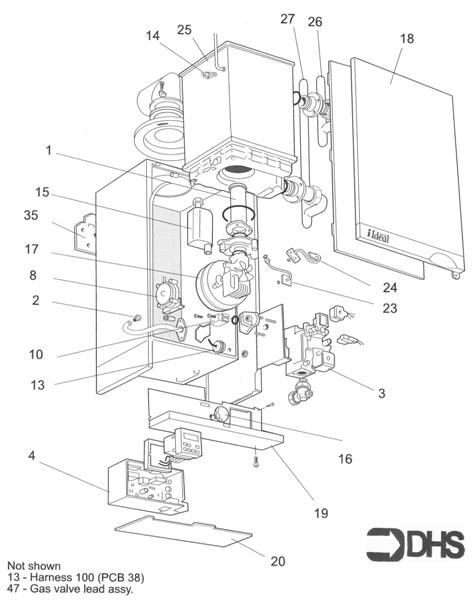 Exploded Diagram for BOILER ASSY