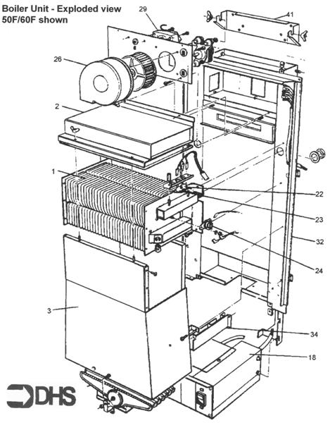 Exploded Diagram for BOILER ASSY