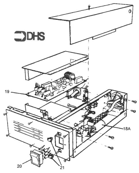 Exploded Diagram for CONTROL BOX