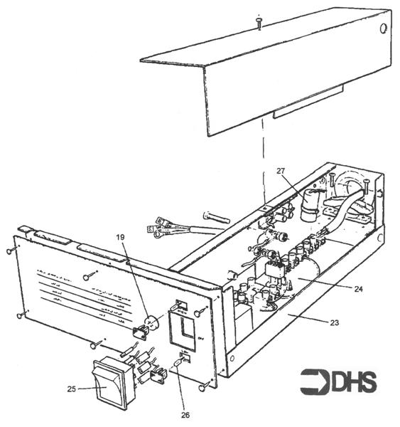 Exploded Diagram for CONTROL BOX