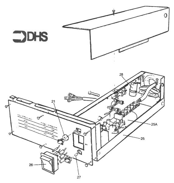 Exploded Diagram for CONTROL BOX