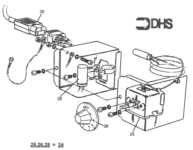 Exploded Diagram for CONTROL BOX