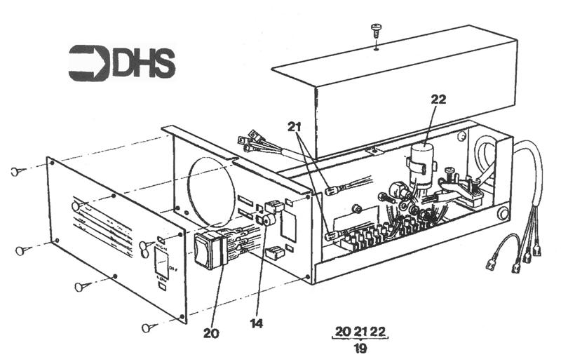 Exploded Diagram for CONTROL BOX