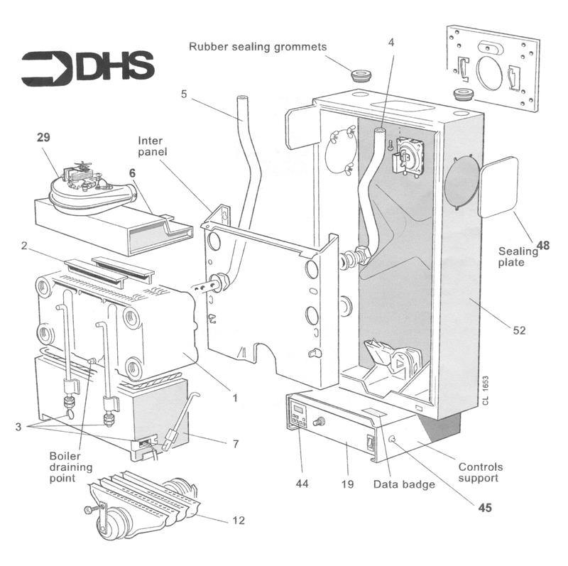 Exploded Diagram for BOILER ASSY