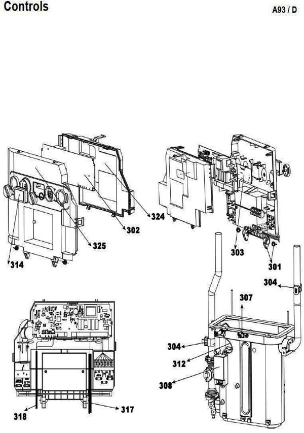 Exploded Diagram for CONTROL BOX