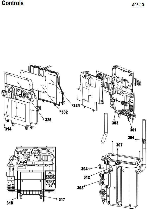 Exploded Diagram for CONTROL BOX
