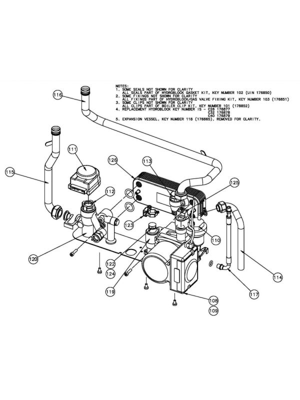Exploded Diagram for WATER MANAGEMENT