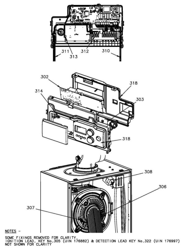 Exploded Diagram for CONTROLS