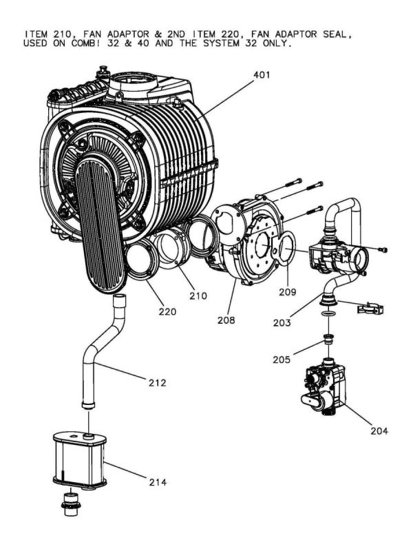 Exploded Diagram for GAS