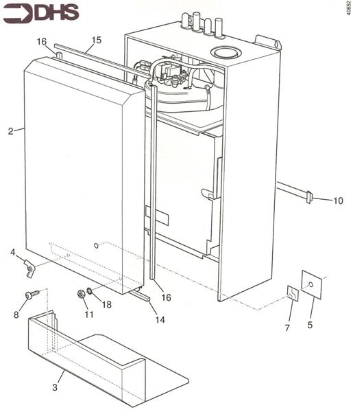 Exploded Diagram for CASING ASSY