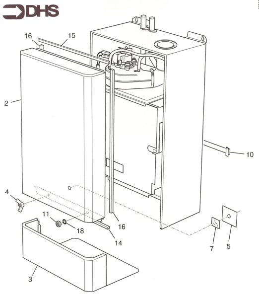 Exploded Diagram for CASING ASSY