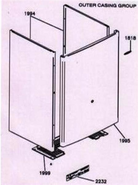 Exploded Diagram for OUTER CASE