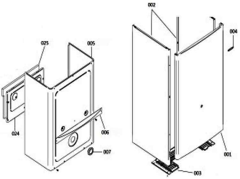 Exploded Diagram for CASE ASSEMBLY