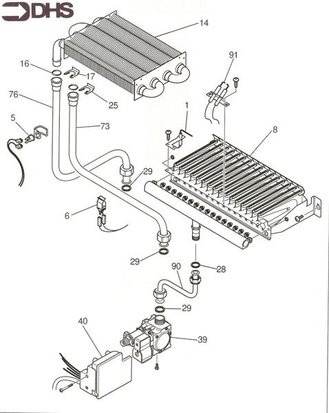 Exploded Diagram for BURNER ASSY