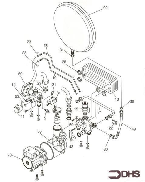 Exploded Diagram for EXPANSION VESSEL