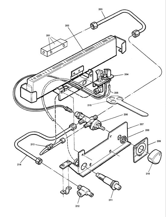 Exploded Diagram for GAS PARTS