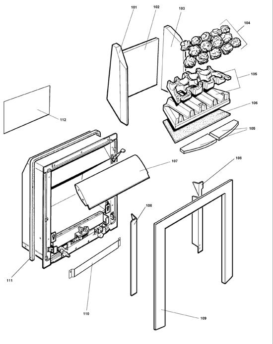 Exploded Diagram for FIREBOX ASSY