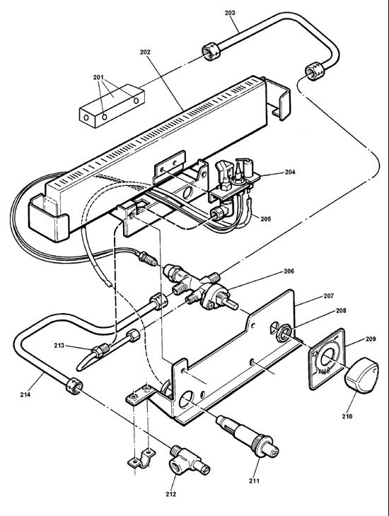 Exploded Diagram for GAS PARTS