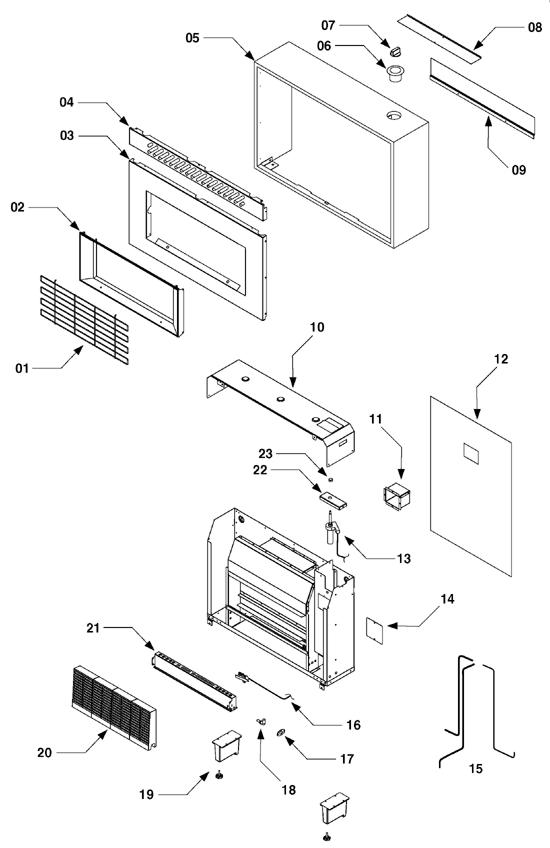 Exploded Diagram for ALL PARTS