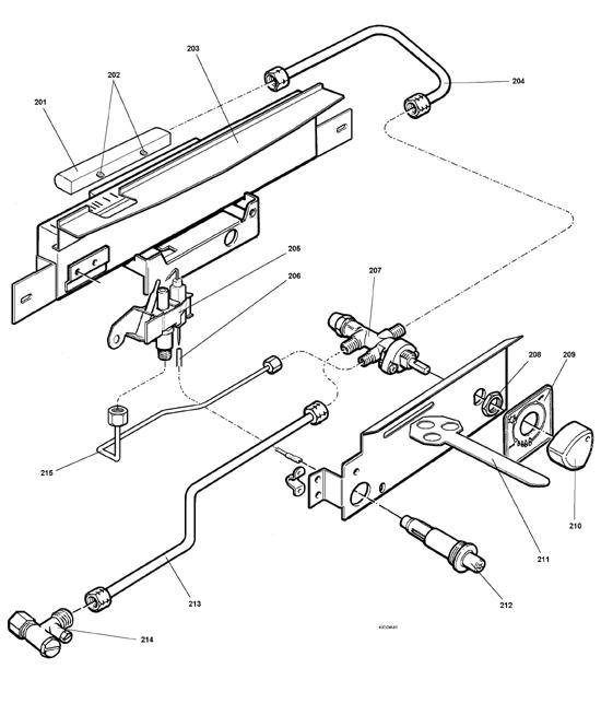 Exploded Diagram for GAS PARTS