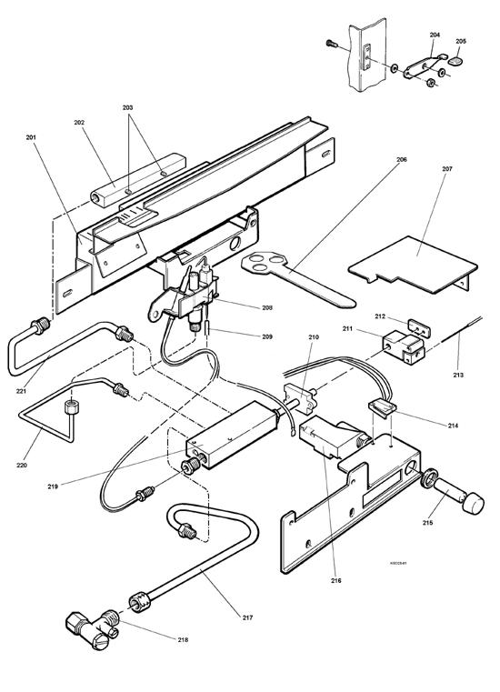 Exploded Diagram for GAS PARTS