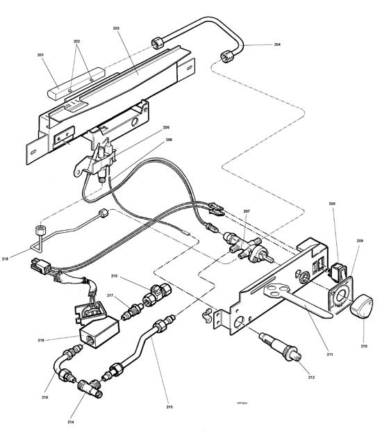 Exploded Diagram for GAS PARTS