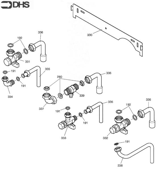 Exploded Diagram for WALL JIG & HYDRAULIC CONNECTIO