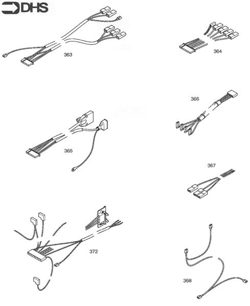 Exploded Diagram for WIRING HARNESSES