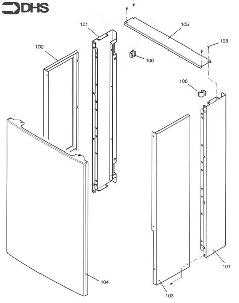 Exploded Diagram for OUTER CASE