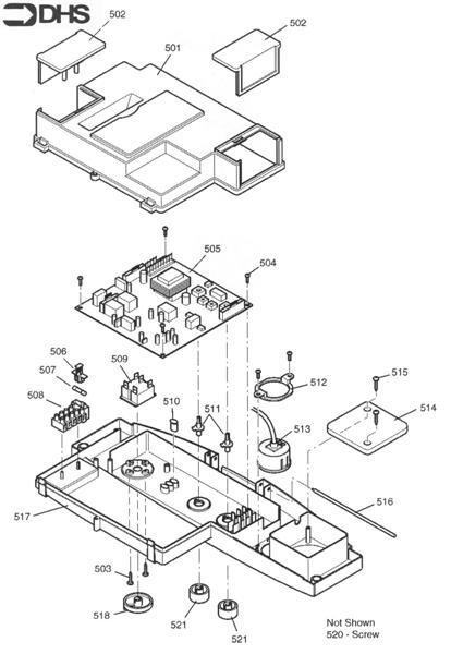 Exploded Diagram for CONTROLS