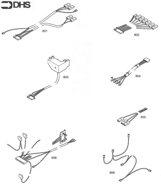 Exploded Diagram for WIRING HARNESSES