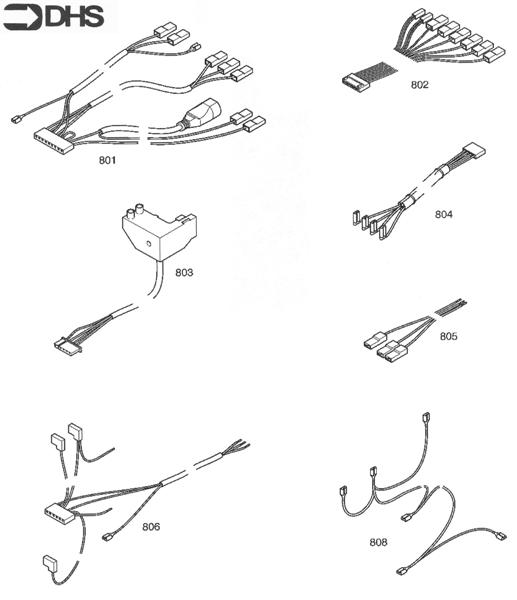Exploded Diagram for WIRING HARNESSES