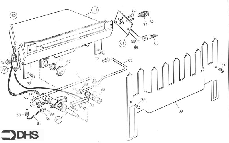 Exploded Diagram for GAS ARRANGEMENT