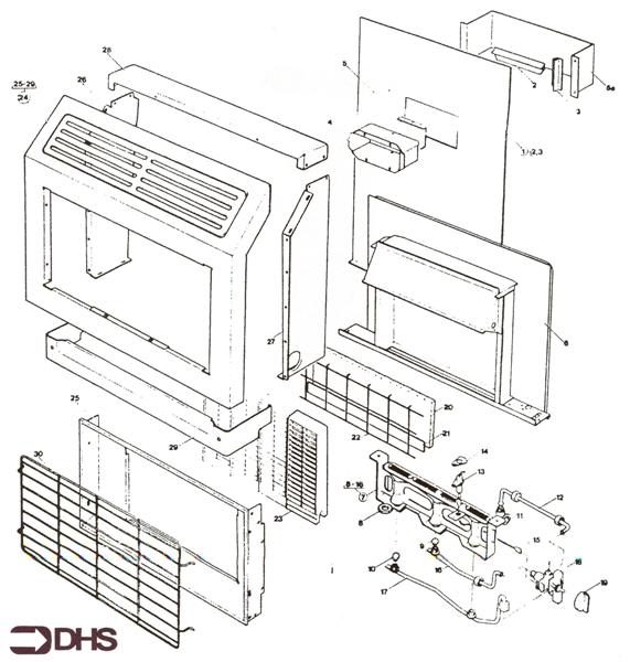 Exploded Diagram for COMPLETE MODEL