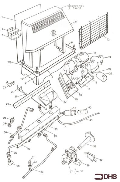 Exploded Diagram for COMPLETE MODEL
