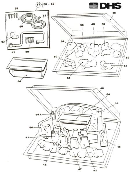 Exploded Diagram for BURNER PIPEWORK CERAMICS