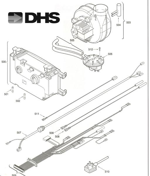 Exploded Diagram for CONTROL BOX