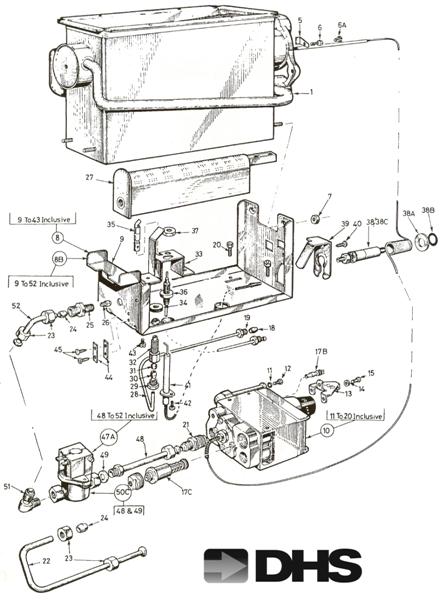 Exploded Diagram for COMPLETE MODEL