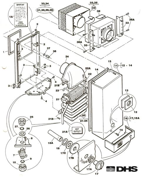 OUTER CASING HEAT EXCHANGER & logo