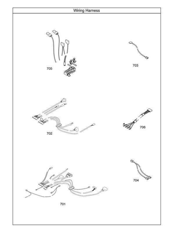 Exploded Diagram for WIRING HARNESS