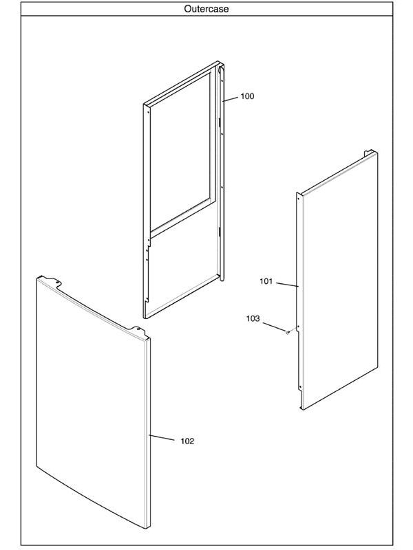 Exploded Diagram for OUTER CASE