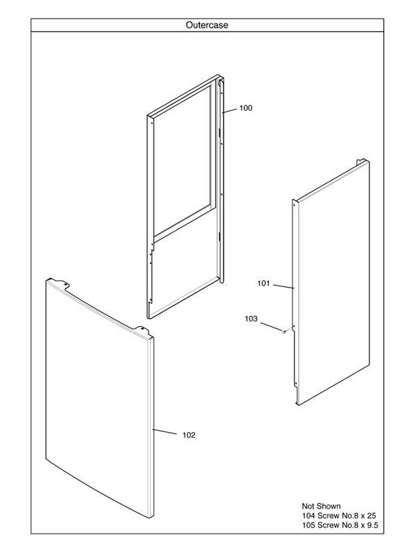 Exploded Diagram for OUTER CASE