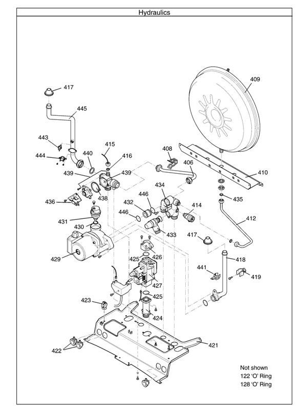 Exploded Diagram for HYDRAULICS